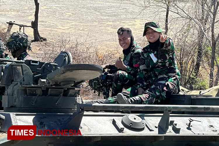 Dintia Nur Fadilla, Satu-Satunya Kowad dalam Latgab TNI 2023 Situbondo