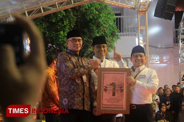 Garda Matahari Deklarasi Dukungan, Anies Baswedan Ingatkan Integritas Pemilu